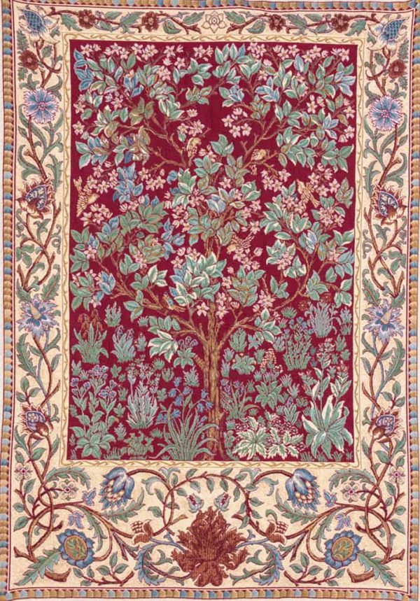 Tree of Life Tapestry - William Morris color board