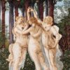 Tre grazie "insert" Primavera - Botticelli