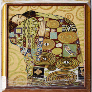 Arazzo Quadro Abbraccio Klimt  52 x 55 cm