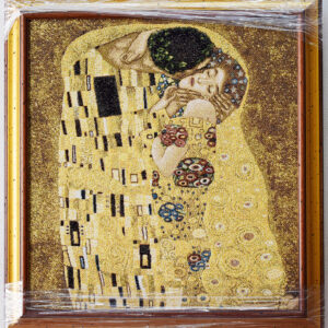 Arazzo Quadro Il bacio (2) Klimt  52 x 55 cm
