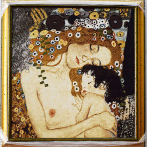 Arazzo Quadro Tre età della donna (Maternità) Klimt  52 x 55 cm